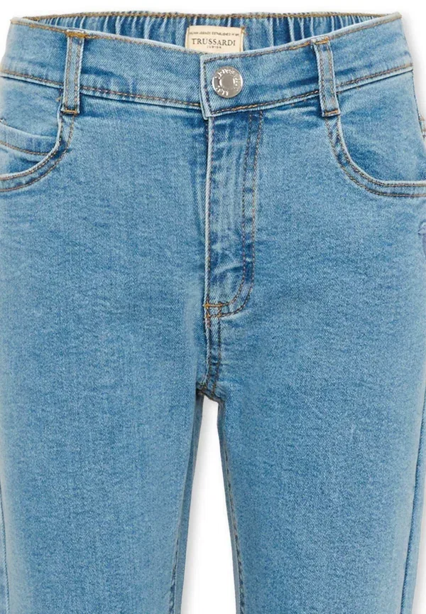 Джинсы хлопок Jeans Tru Trussardi Junior, деним, деним — фото 3