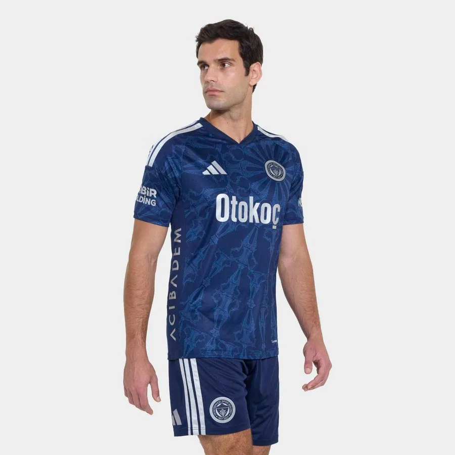 Футболка спортивная с длинным рукавом Fenerbahçe 26/27 Üçüncü Erkek Mavi Forma (KC7390) adidas, Синий — фото 3