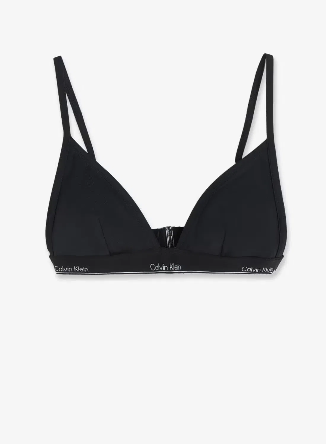 Плавки бикини треугольные с логотипом Calvin Klein, черный