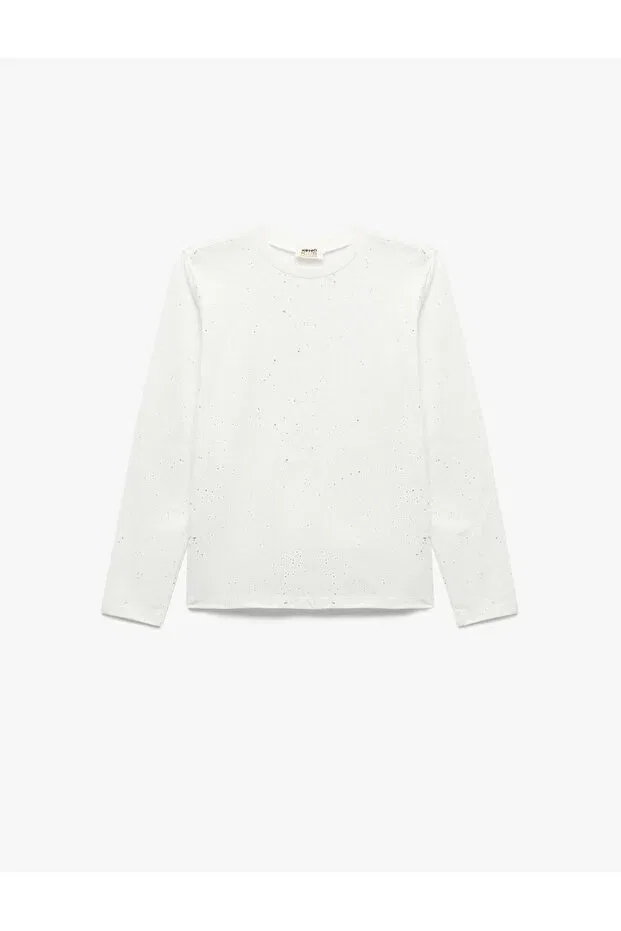 Детские свитшот для мальчиков с длинным рукавом Koton Kids, White — фото 2