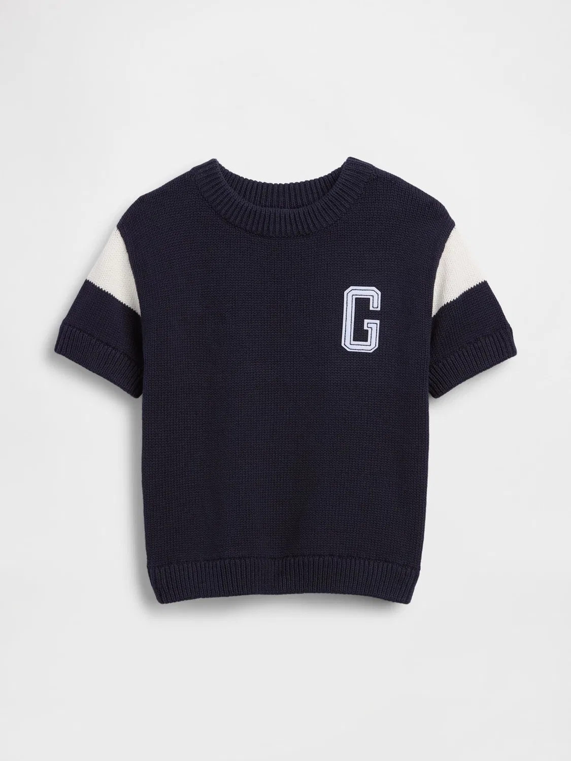 Футболка с логотипом Varsity Gap, темно-синяя