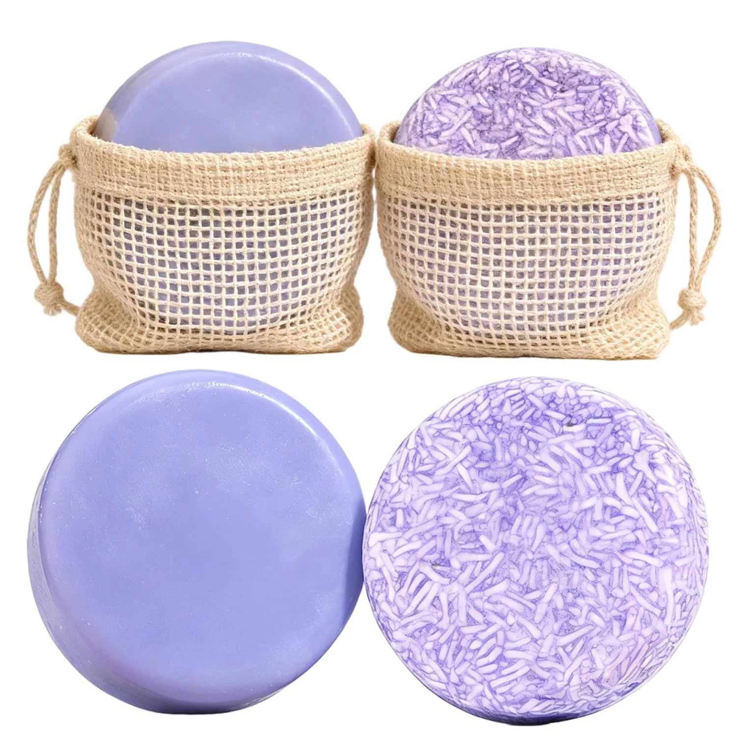Набор шампуня и кондиционера Blueberry Fields, 4 бруска, 350 г, Purple Elyebxj