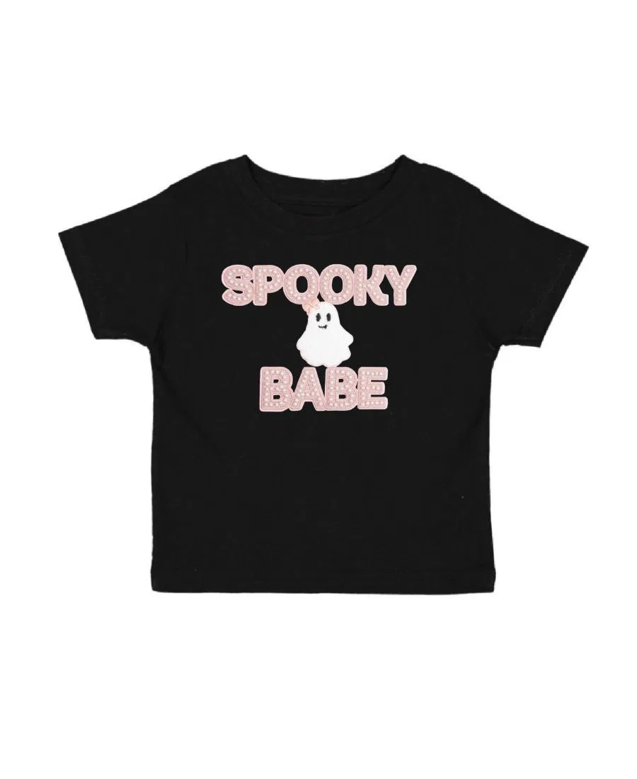 Футболка с принтом Spooky Babe Patch Sweet Wink, Black
