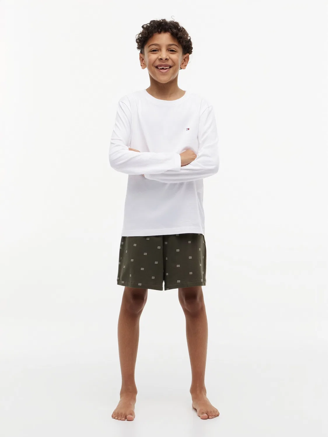 Футболка с длинным рукавом, 2 шт. Tommy Hilfiger, черный/белый — фото 4