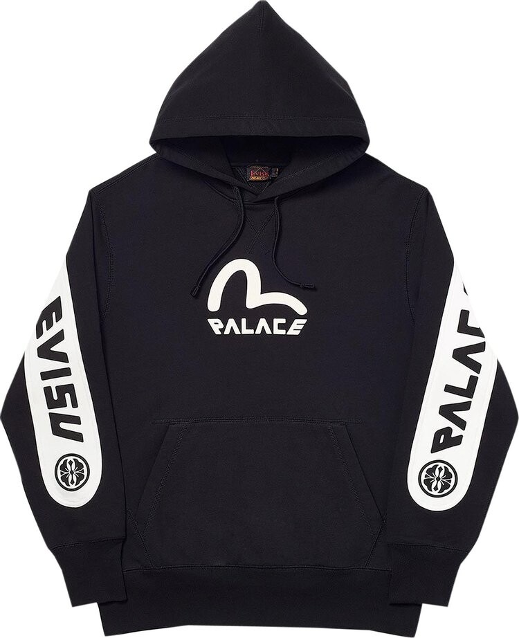 

Толстовка Palace x Evisu Hood 'Black', черный