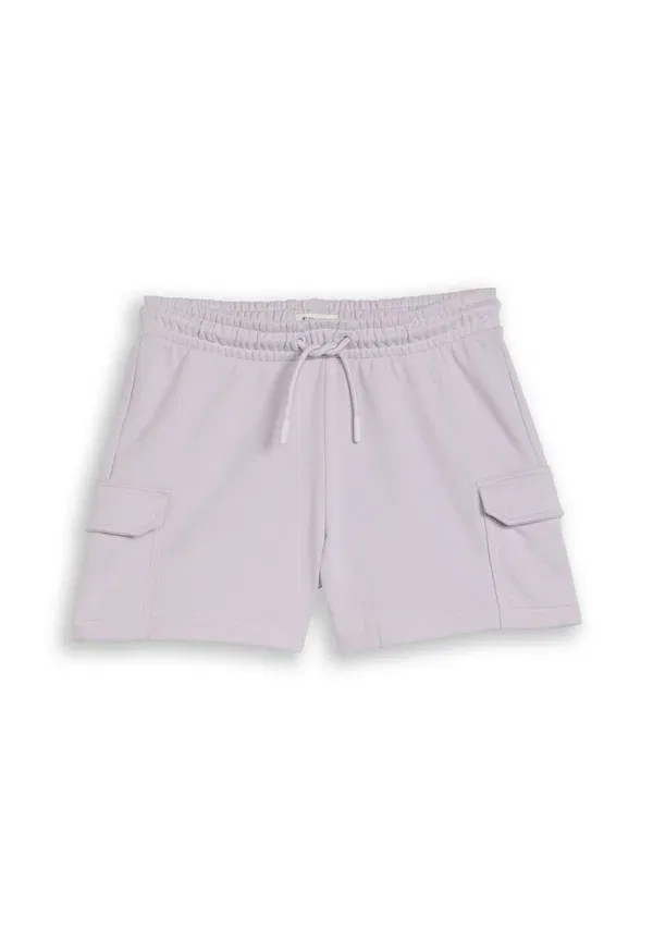 Шорты хлопковые cargo sweat-shorts Tom Tailor, Cool Lilac, сиреневый