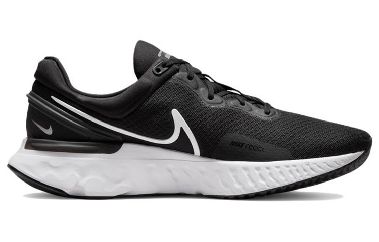 Кроссовки Nike React Miler 3, черный/белый — фото 2
