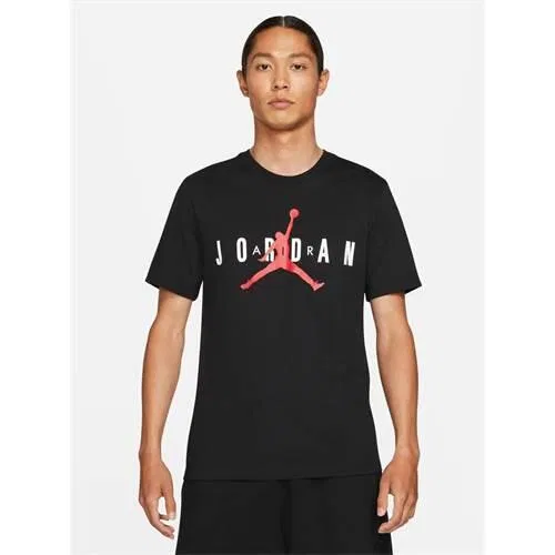 Мужская футболка с коротким рукавом Air Jordan Wordmark Nike, Schwarz