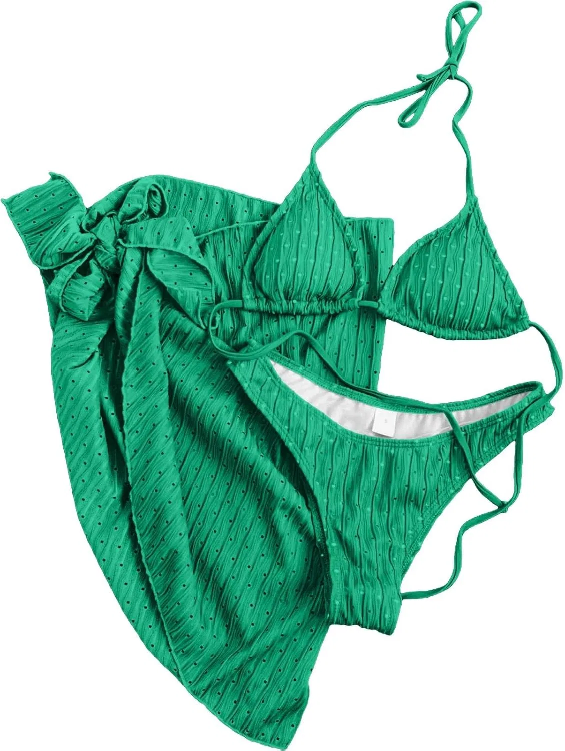 Женский бикини-сет с чашечками push-up Generic, Army Green