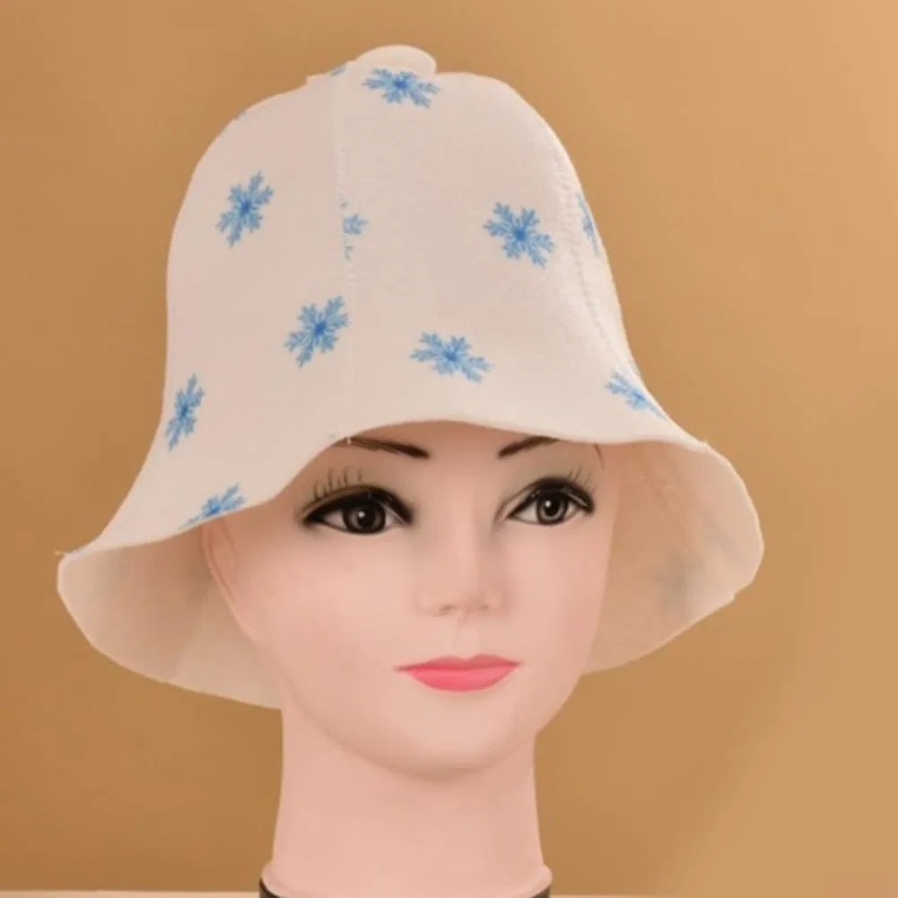 Шапочка для душа, утолщенная, войлочная, Feegow, 1 шт, 70x24 см, Blue Snow — фото 3