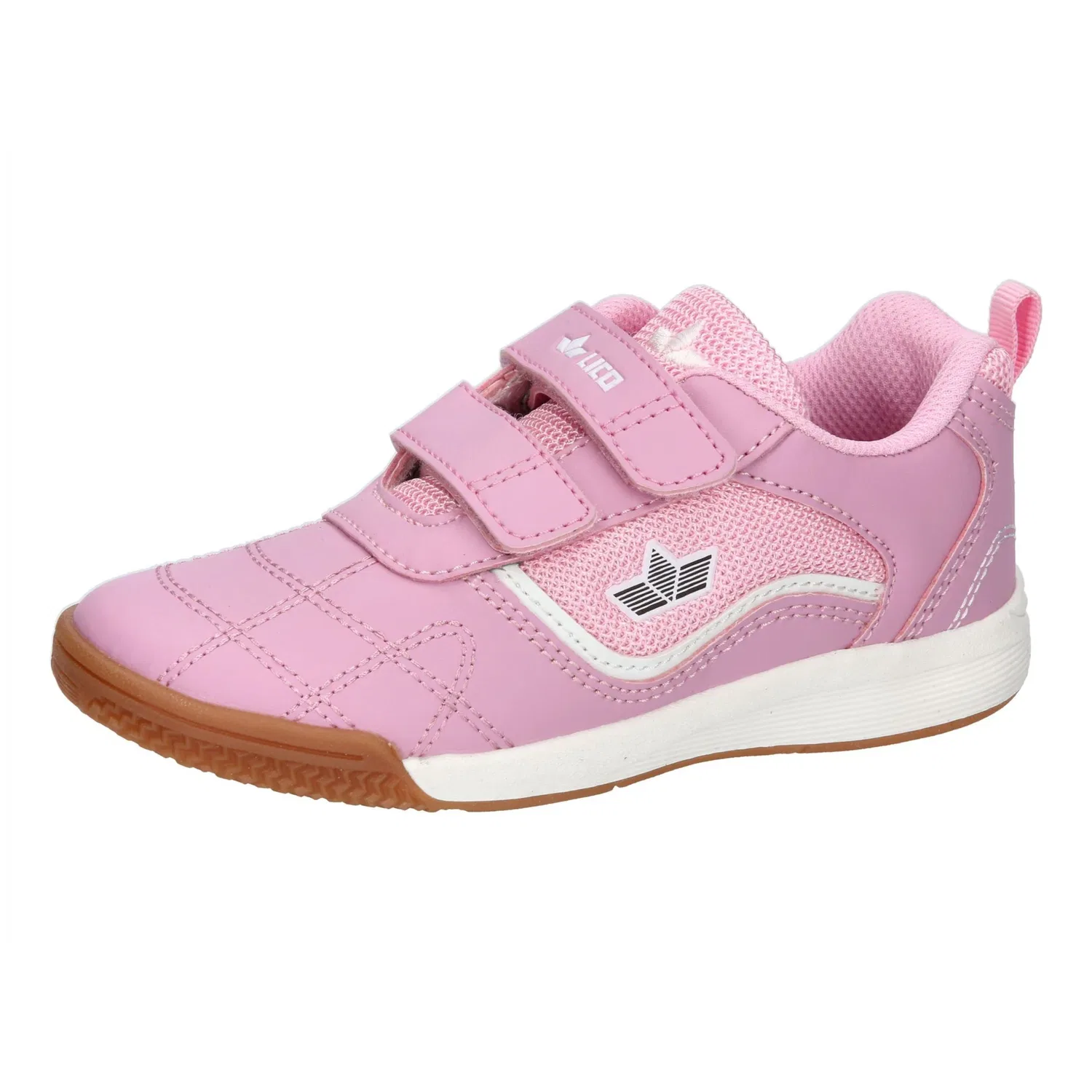 Детские спортивные кроссовки с липучками Lico, Pink