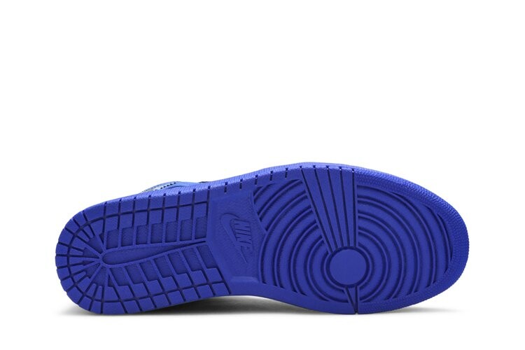 Кроссовки Air Jordan Wmns Air Jordan 1 Retro High Premium 'Blue Suede', синий — фото 4