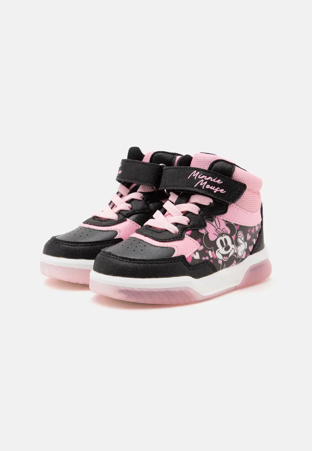 Кроссовки с мигающими ушками Минни Маус - высокие кроссовки Friboo By Zalando, Black — фото 2