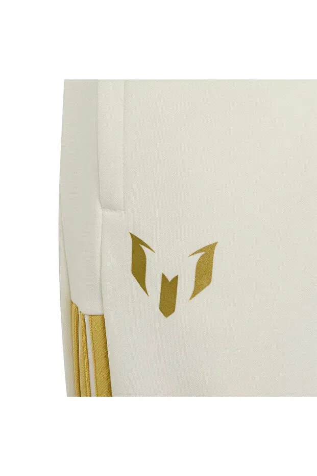 Детские спортивные штаны для девочек джинсовые Messi Hot Pnt Y Kh2869 Adidas, White — фото 4