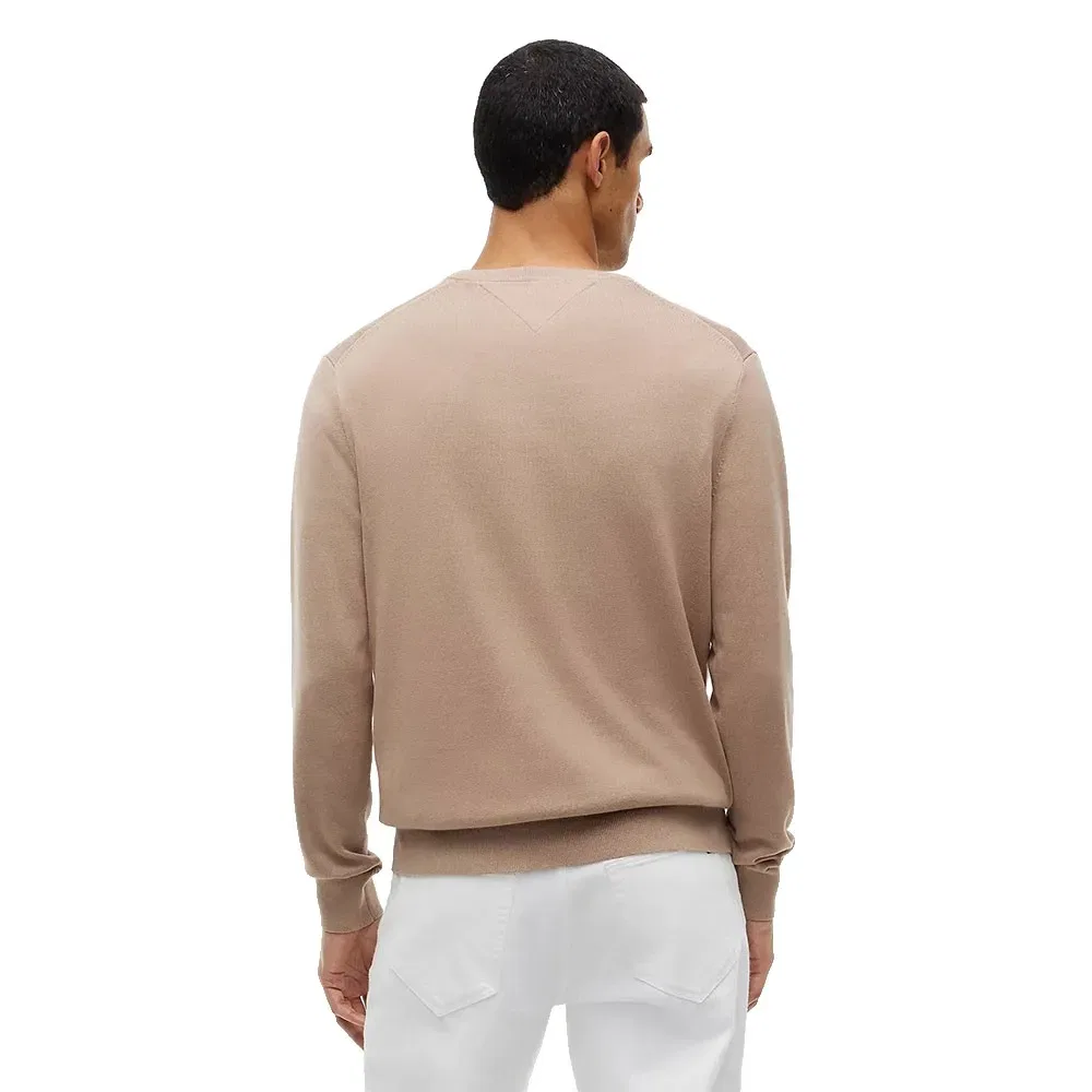 Мужской свитшот с V-образным вырезом Essential Tommy hilfiger, Beige — фото 2