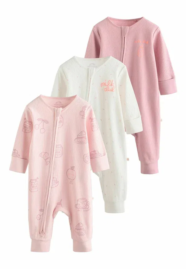 Комплект из 3 спальных мешков для малышей Regular Fit, хлопок, Next, Pink, розовый