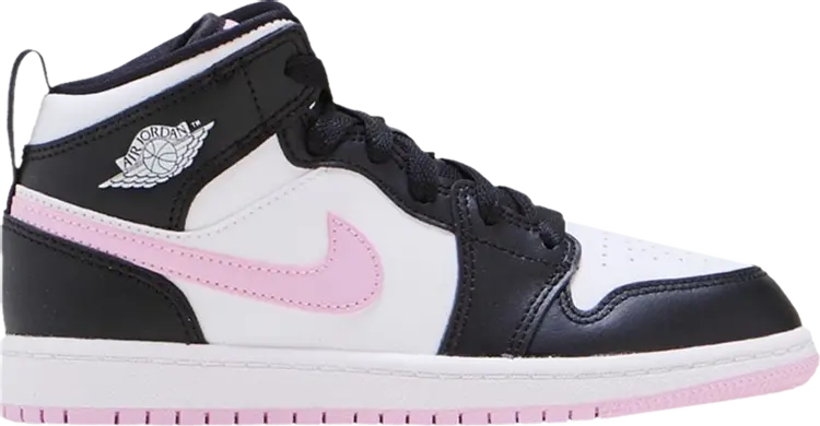 

Кроссовки Air Jordan 1 Mid PS White Light Arctic Pink, белый, Белый;черный, Кроссовки Air Jordan 1 Mid PS White Light Arctic Pink, белый