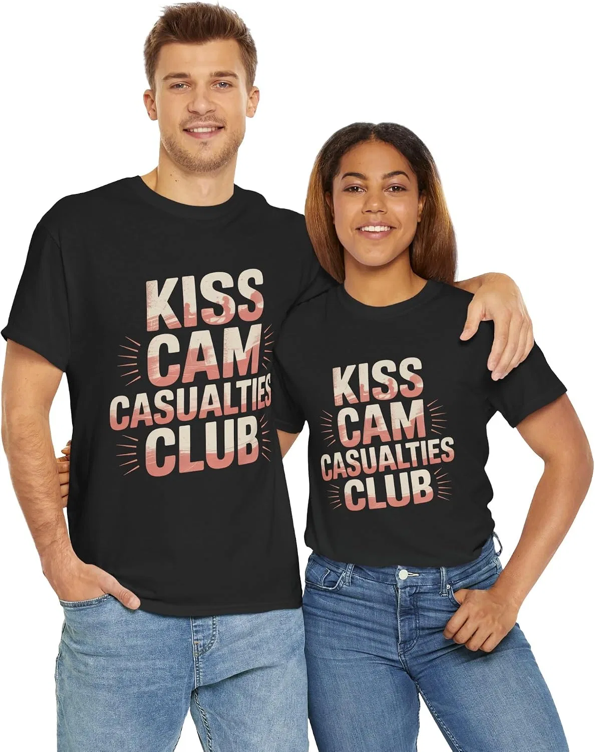 Футболка с принтом Kiss Cam Casualty Club, Black