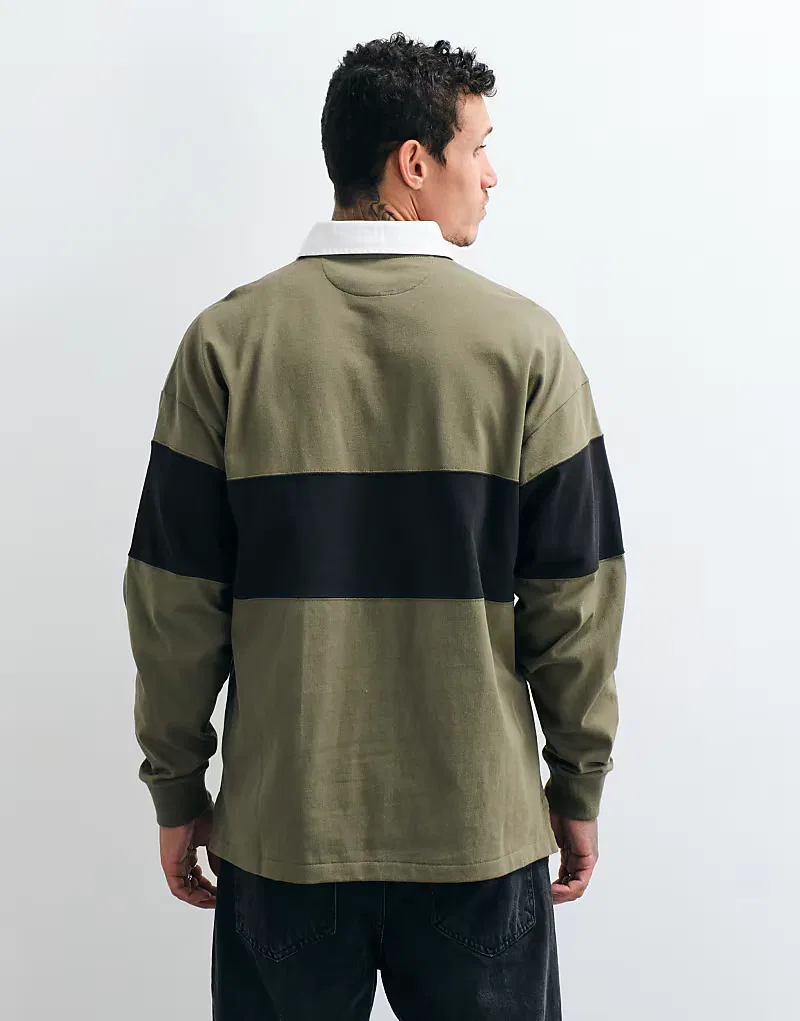 Рубашка Polo Ralph Lauren Sport из плотной ткани хаки — фото 4
