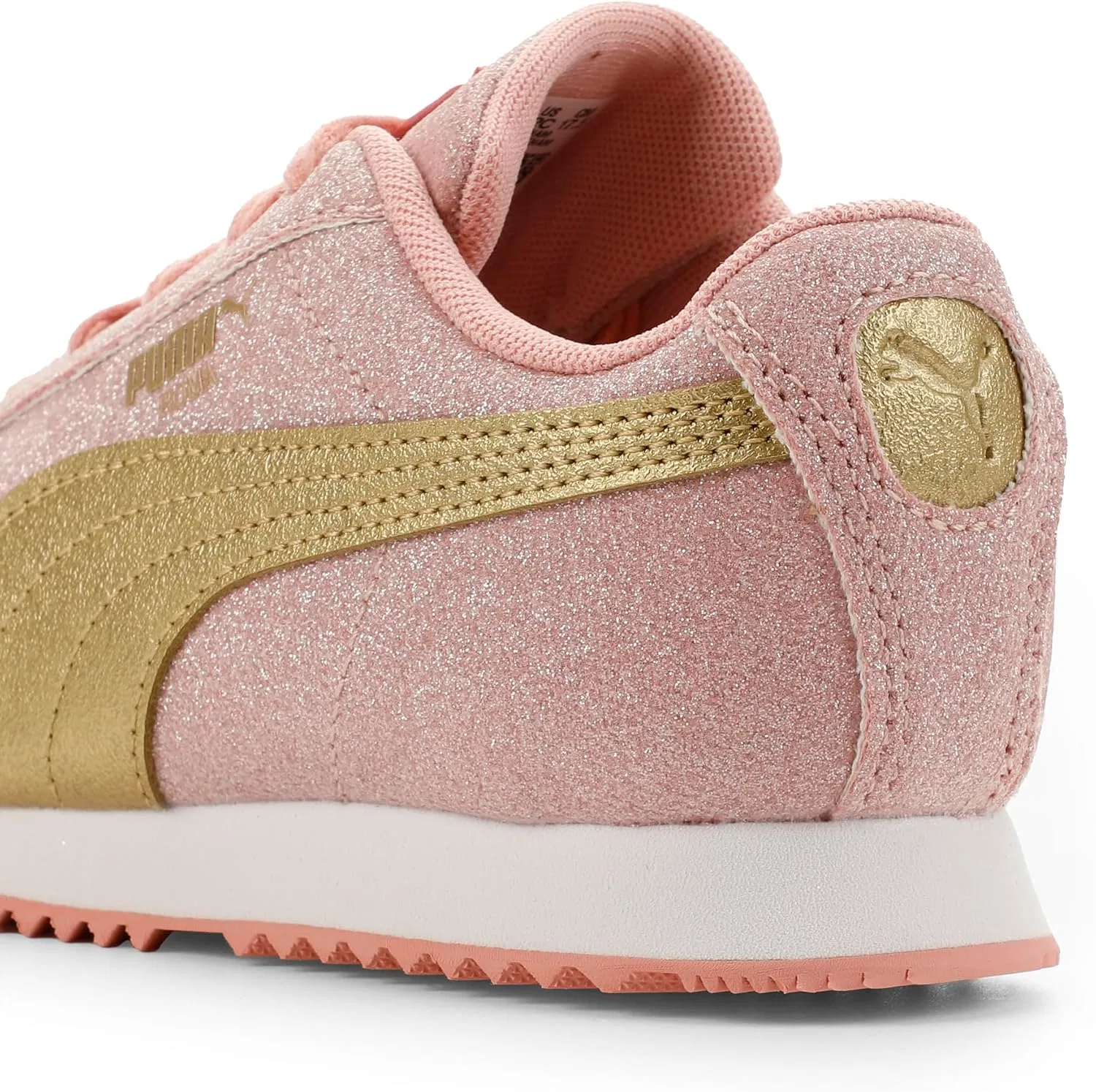 Детские кроссовки для мальчиков Roma PUMA, Rosy Outlook-Puma Gold-Puma White — фото 2