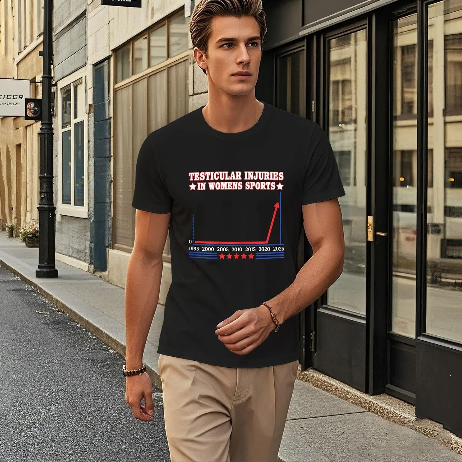 Женская футболка с принтом Shirt-003, Black — фото 2