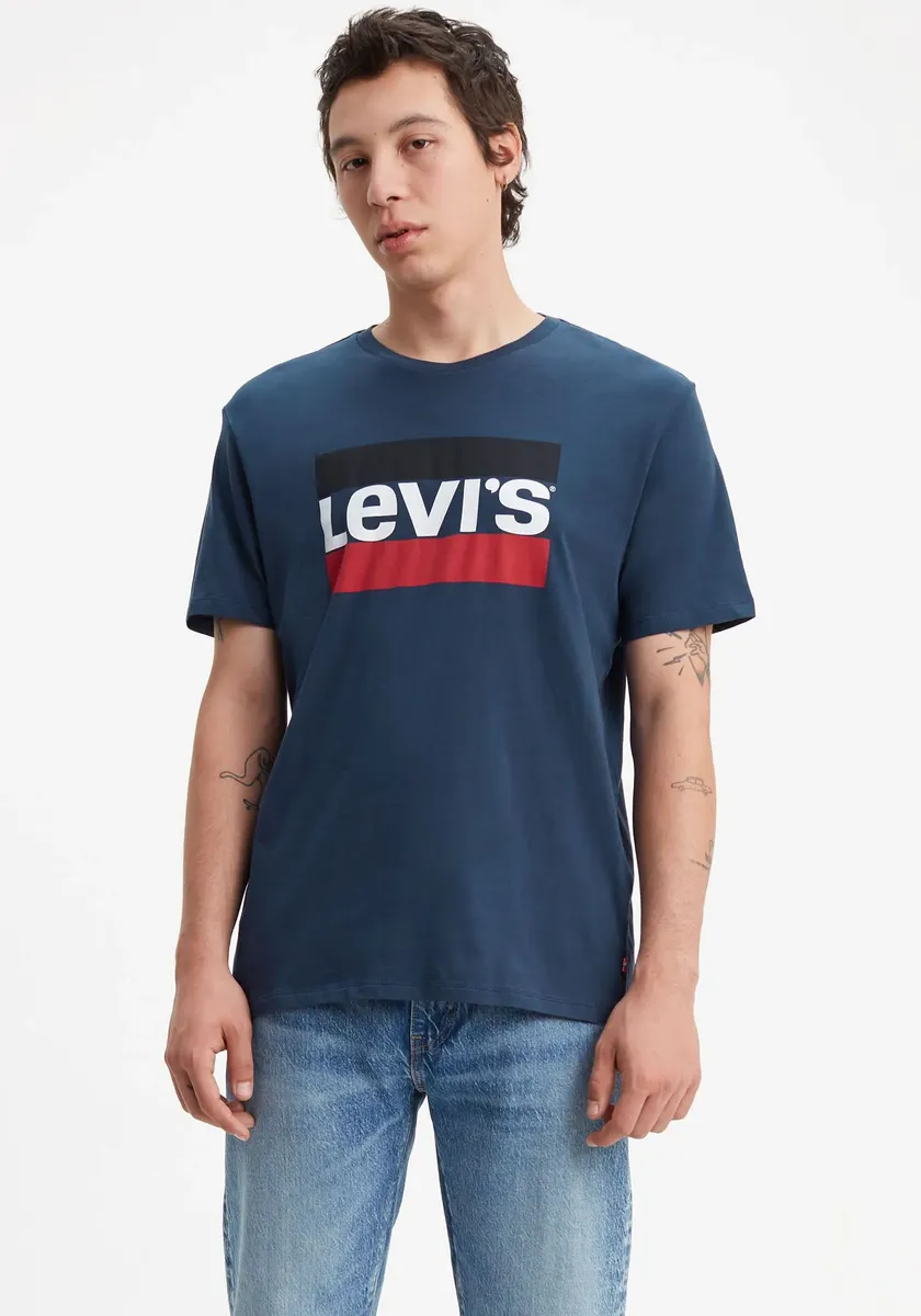 

Футболка Levi's с большим логотипом, цвет морской волны