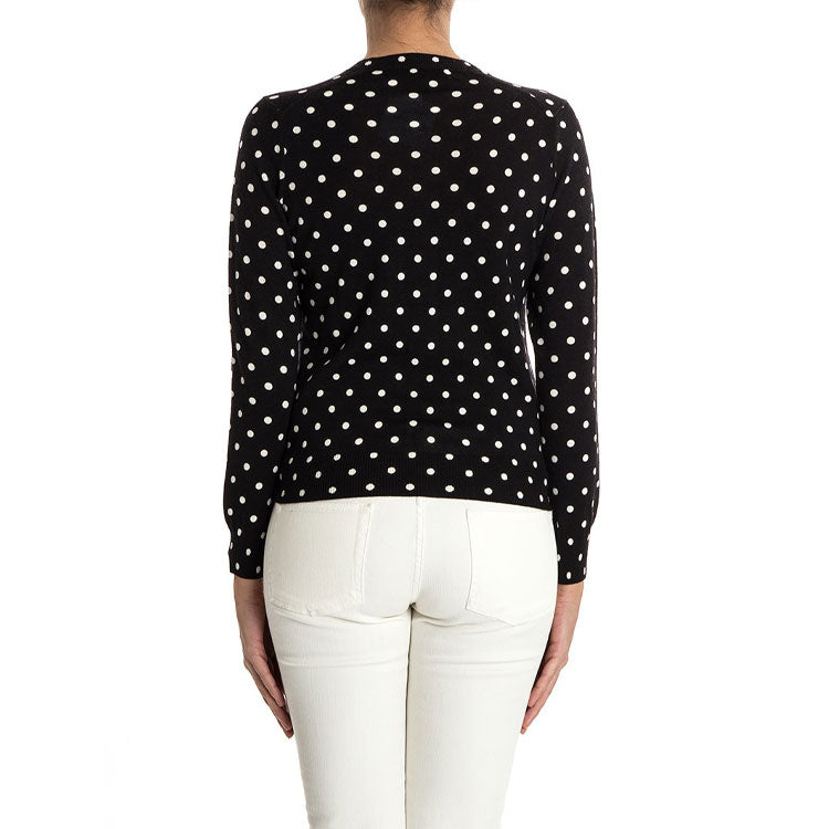 Кардиган (WMNS) COMME des GARCONS PLAY Polka Dot Cardigan Black Emblem 'Black' AZ-N037-051-1, черный — фото 3