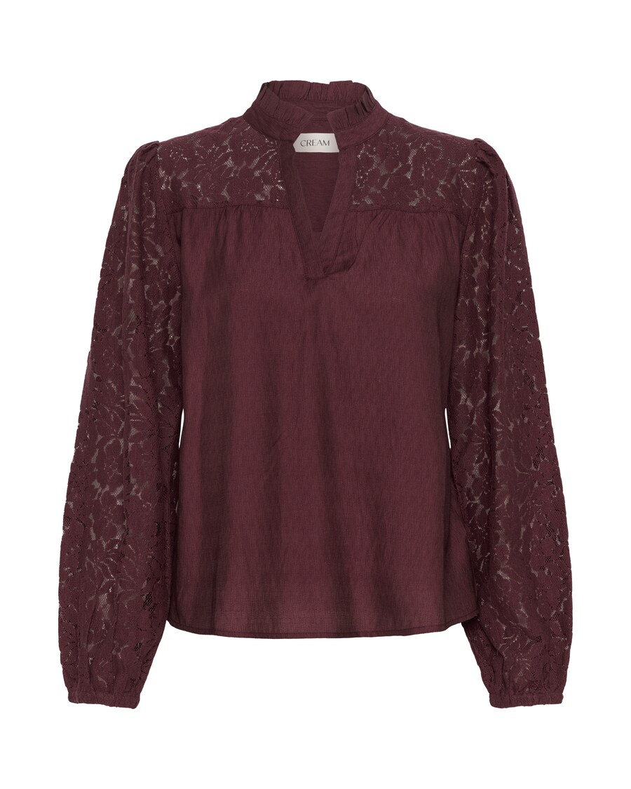 

Блуза Cream Liselin, бордовый