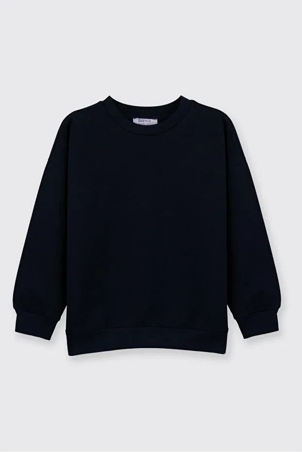 Детская толстовка для девочек с длинным рукавом Panço, Dark Blue