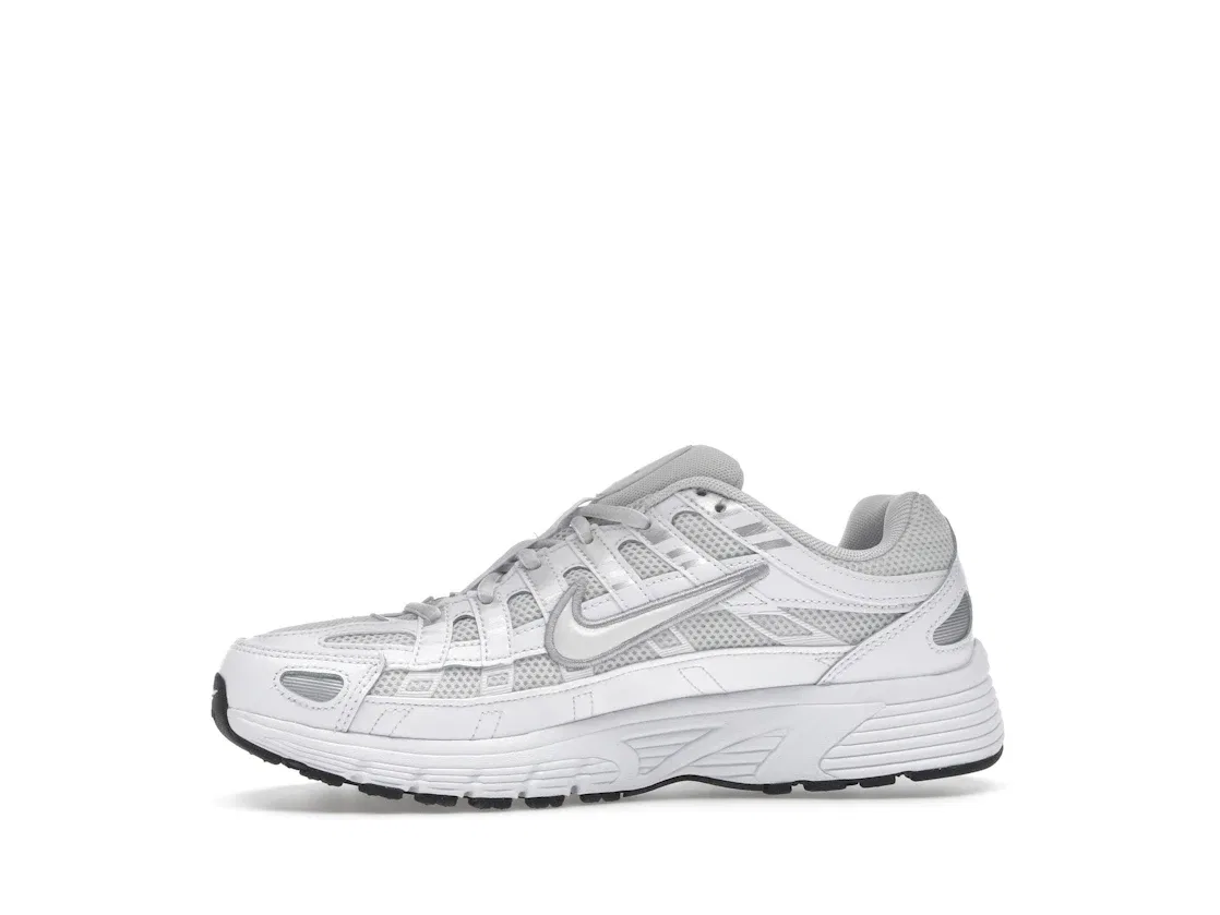 Детские кроссовки для мальчиков с ретро-дизайном Nike P-6000 Nike, Platinum Tint/White/Metallic Silver/Platinum Tint — фото 3