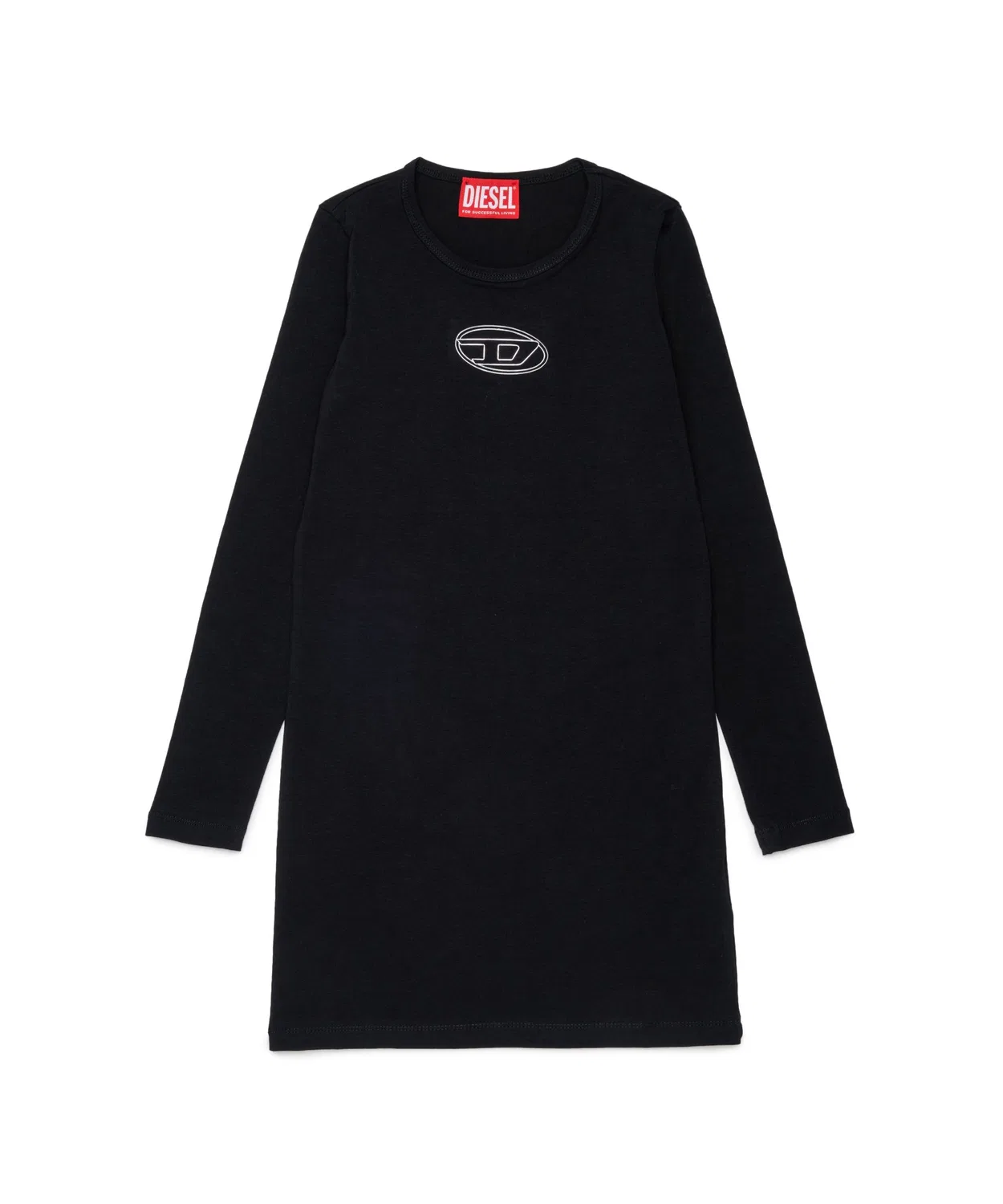 Детское платье с длинным рукавомDIESEL, Black