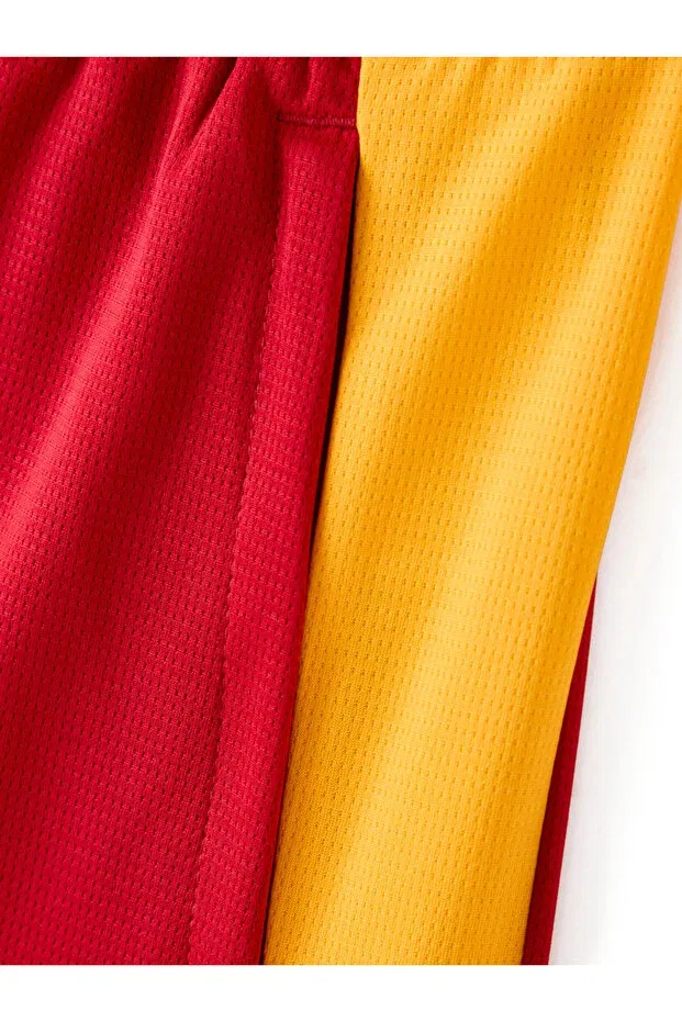 Детские спортивные шорты для девочек с карманами Galatasaray puma kids training shorts Gsstore, Red — фото 4