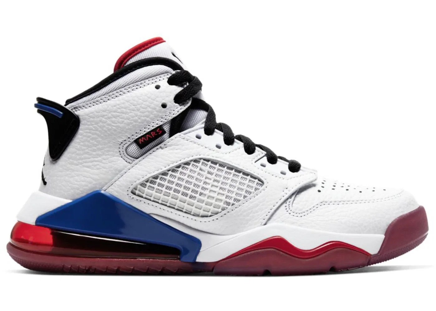 Детские кроссовки Lifestyle Jordan Mars 270 Jordan, White/University Red/Rush Blue/Black