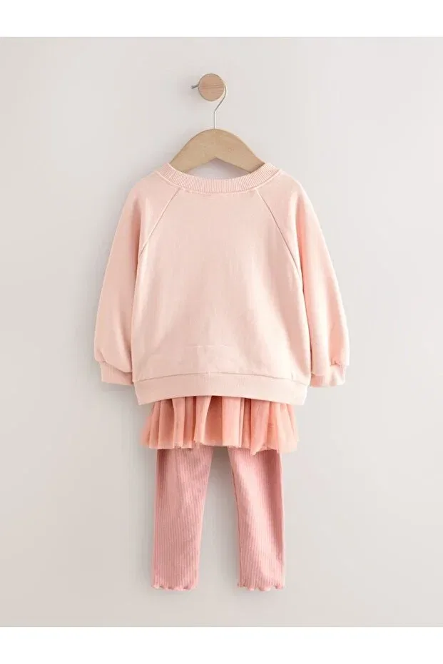 Детский комплект для девочек с принтом Next Baby, Multicolor — фото 4