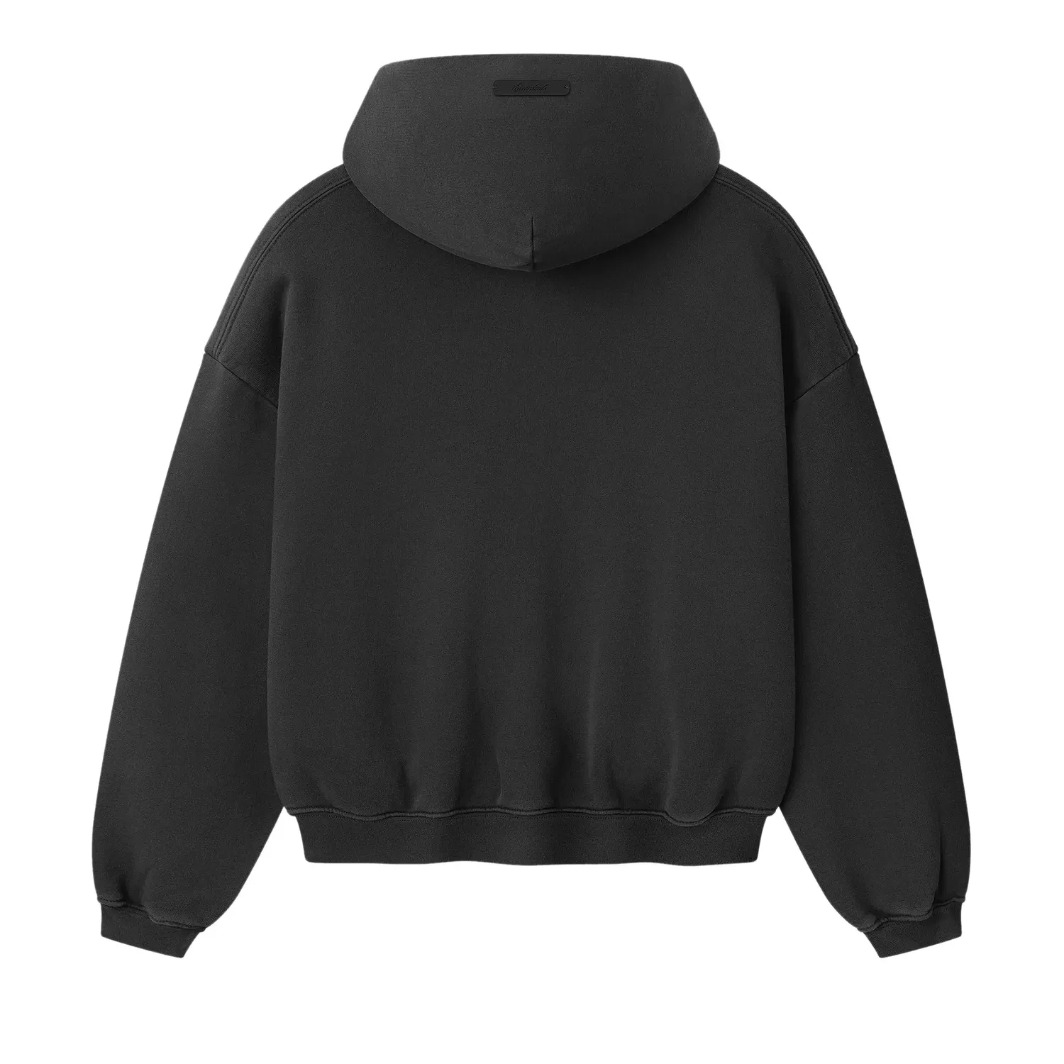 Худи Fear of God Essentials в стиле 90-х, черный — фото 2