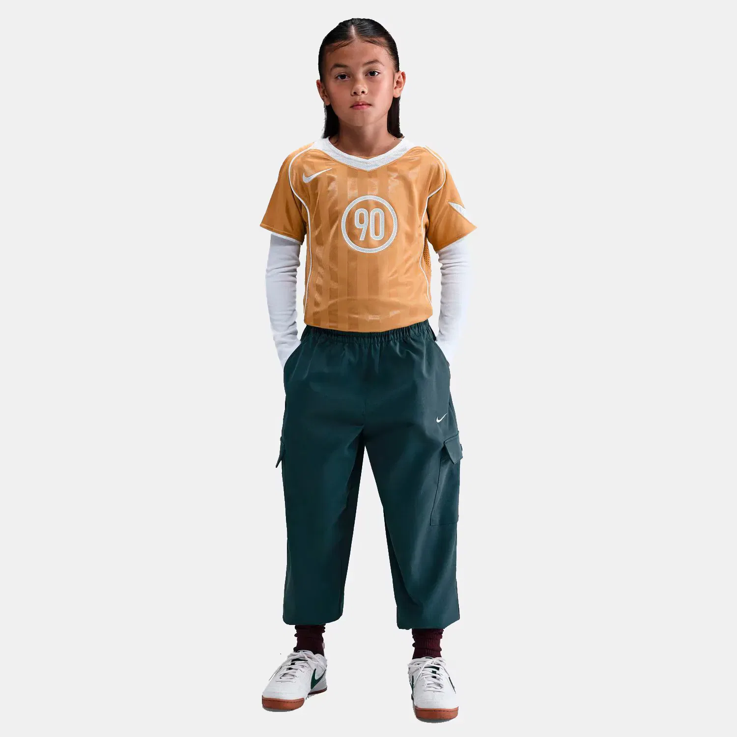 Детская футболка с длинным рукавом Total 90 Energy Nike, Yellow