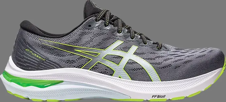 

Кроссовки gt 2000 11 'metropolis lime zest' Asics, серый