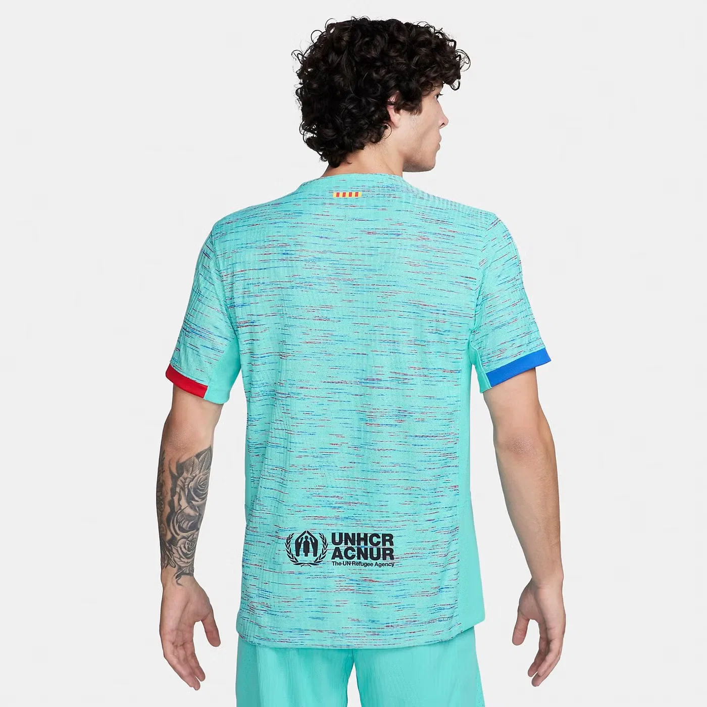 Футболка с принтом Fc Barcelona 23/24 Match Third Nike, зеленый — фото 2
