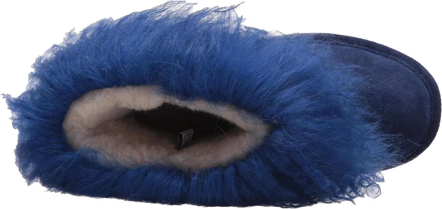 Детские сапоги на молнии с отделкой из искусственного меха BEARPAW, Cobalt — фото 2