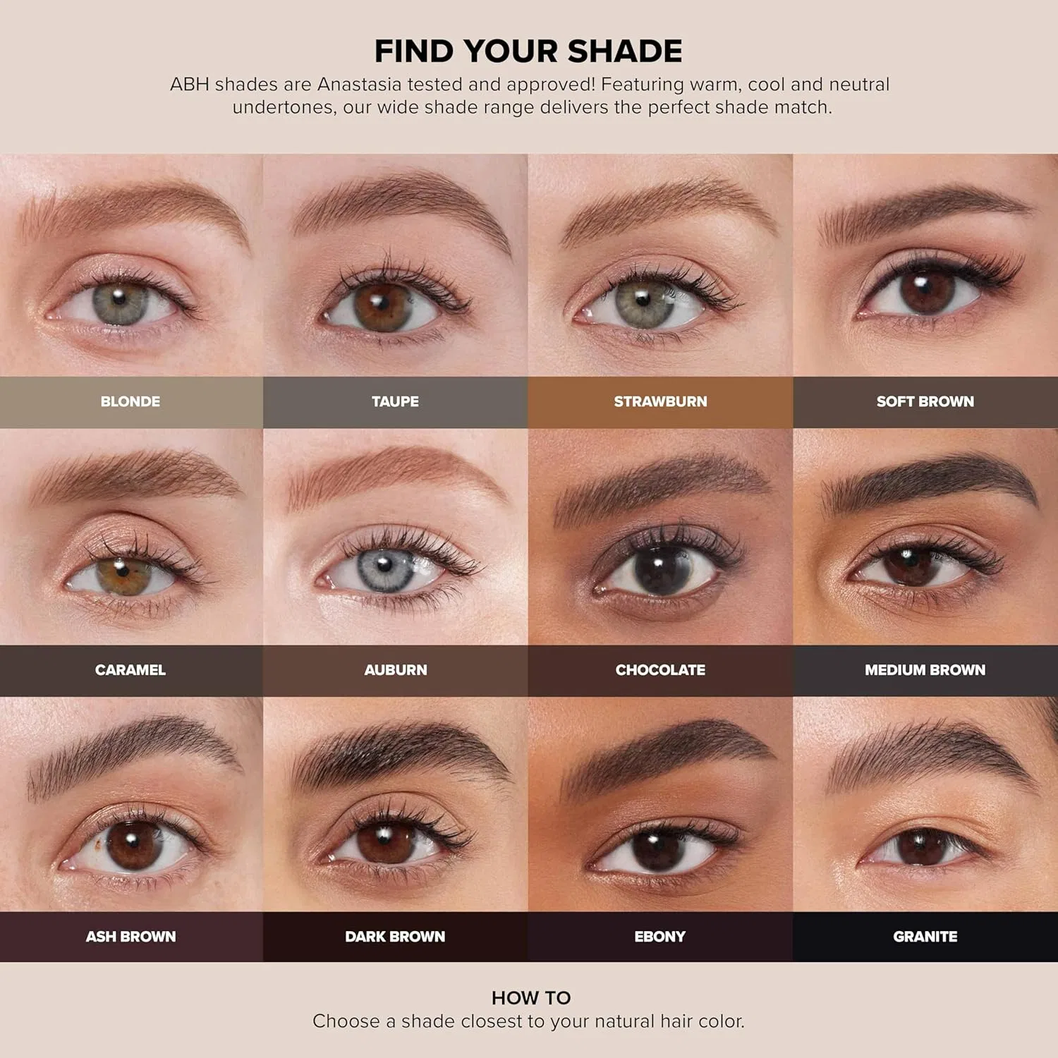 Палетка для бровей Brow Pro Palette Anastasia Beverly Hills, 11 оттенков, Multicoloured — фото 4