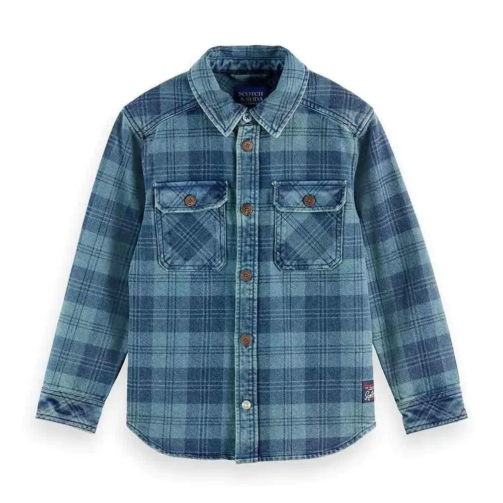Джинсовая рубашка Overshirt Scotch & Soda, синий