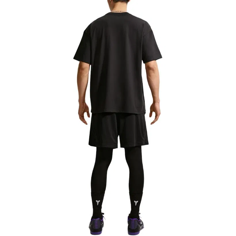Мужская футболка хлопковая Nike, Black — фото 4