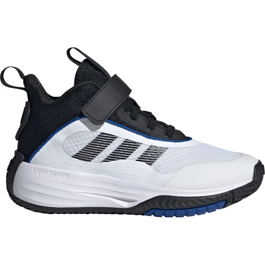 Детские кроссовки с принтом Ownthegame 3.0 adidas, Бело-черный — фото 2