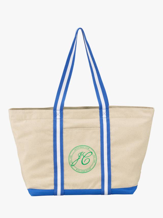 

Большая холщовая сумка Boat Club Joules, 28.8L, Neutral/Blue