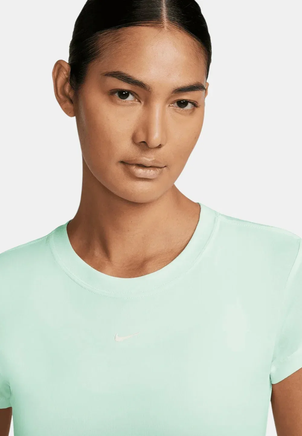 Футболка Chill knit col 394 - базовая футболка Nike Performance, Green — фото 3