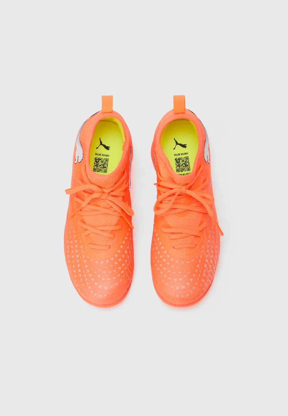 Футбольные бутсы Future 9 унисекс для игры в помещении Puma, Glowing Red/White/Black/Silver-Coloured — фото 4