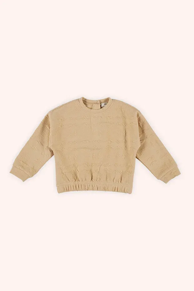 Детские свитшот для девочек хлопковый Panço, Beige