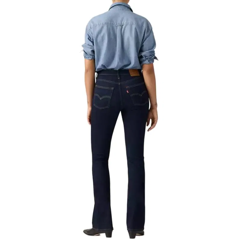 Женские джинсы темно-синие Levis, Dark Blue — фото 4