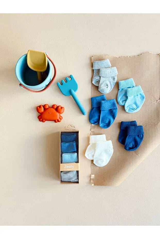 Детские носки для мальчиков 5 пар Deddy Atelier, Blue