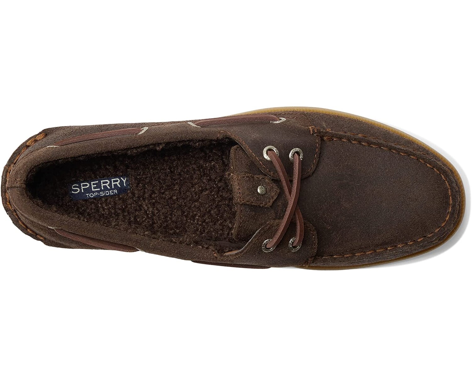 

Лодочные туфли A/O 2-Eye Seacycled Shearling Sperry, джава
